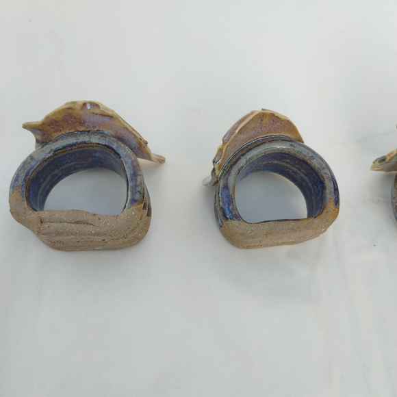 Handmade Pottery Napkin Rings - Picture 9 of 12